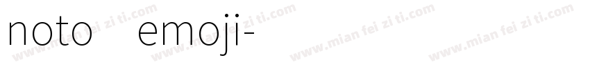 noto emoji字体转换
